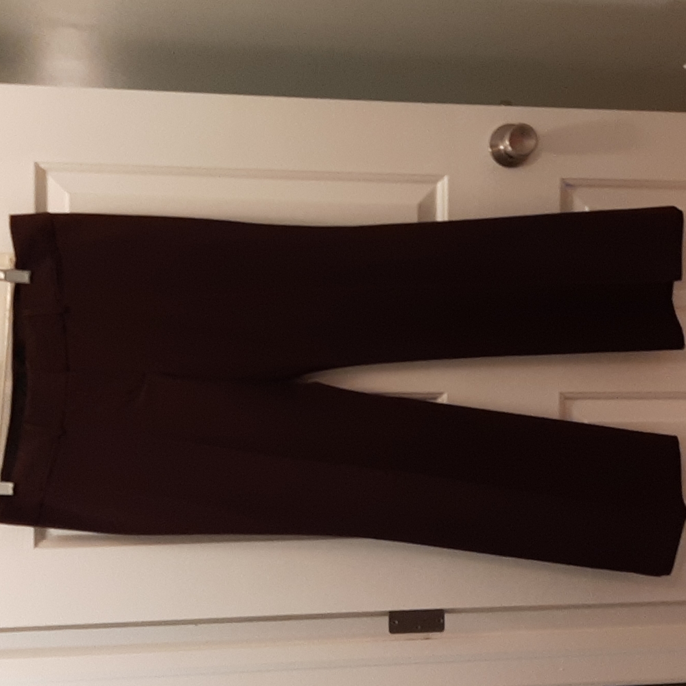 LOFT Marisa trouser in deep burgundy